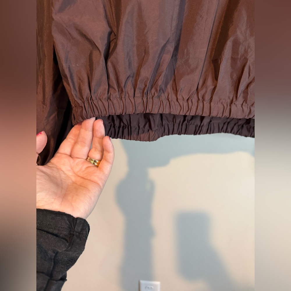 Rohe Brown Petale Long Sleeve Top Size 4 - Picture 10 of 13